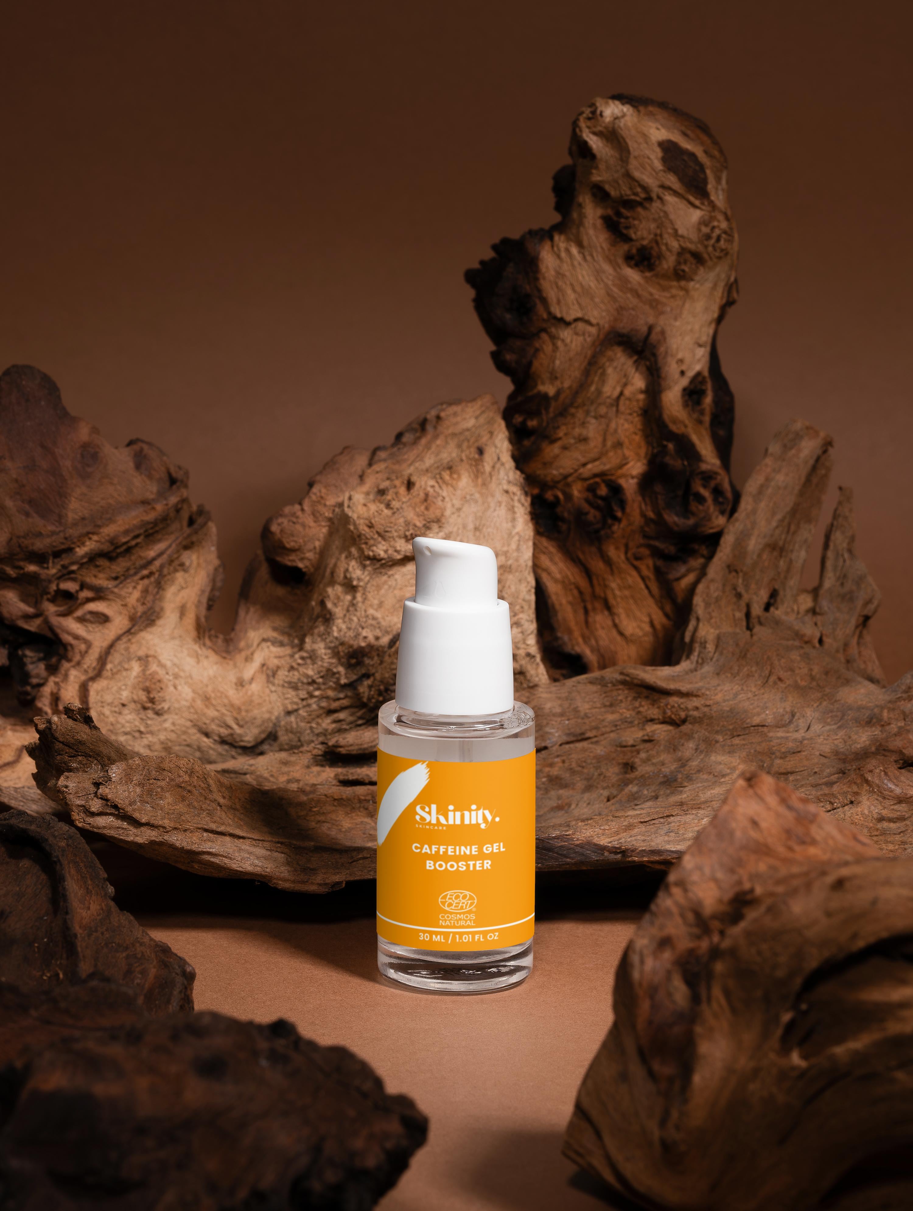 Booster di gel alla caffeina biologica e caffeina per rinfrescare e ridurre il gonfiore