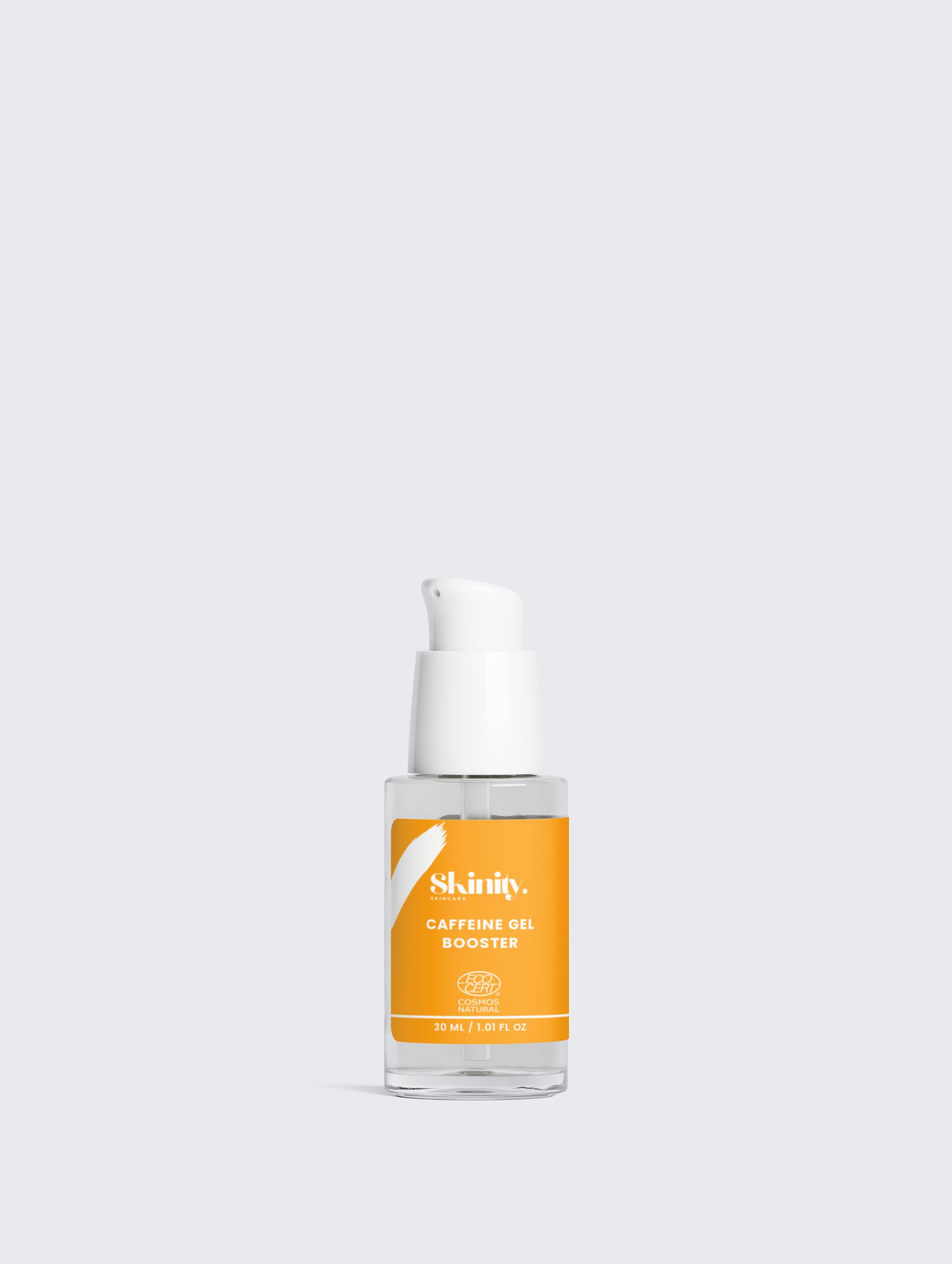Booster di gel alla caffeina biologica e caffeina per rinfrescare e ridurre il gonfiore