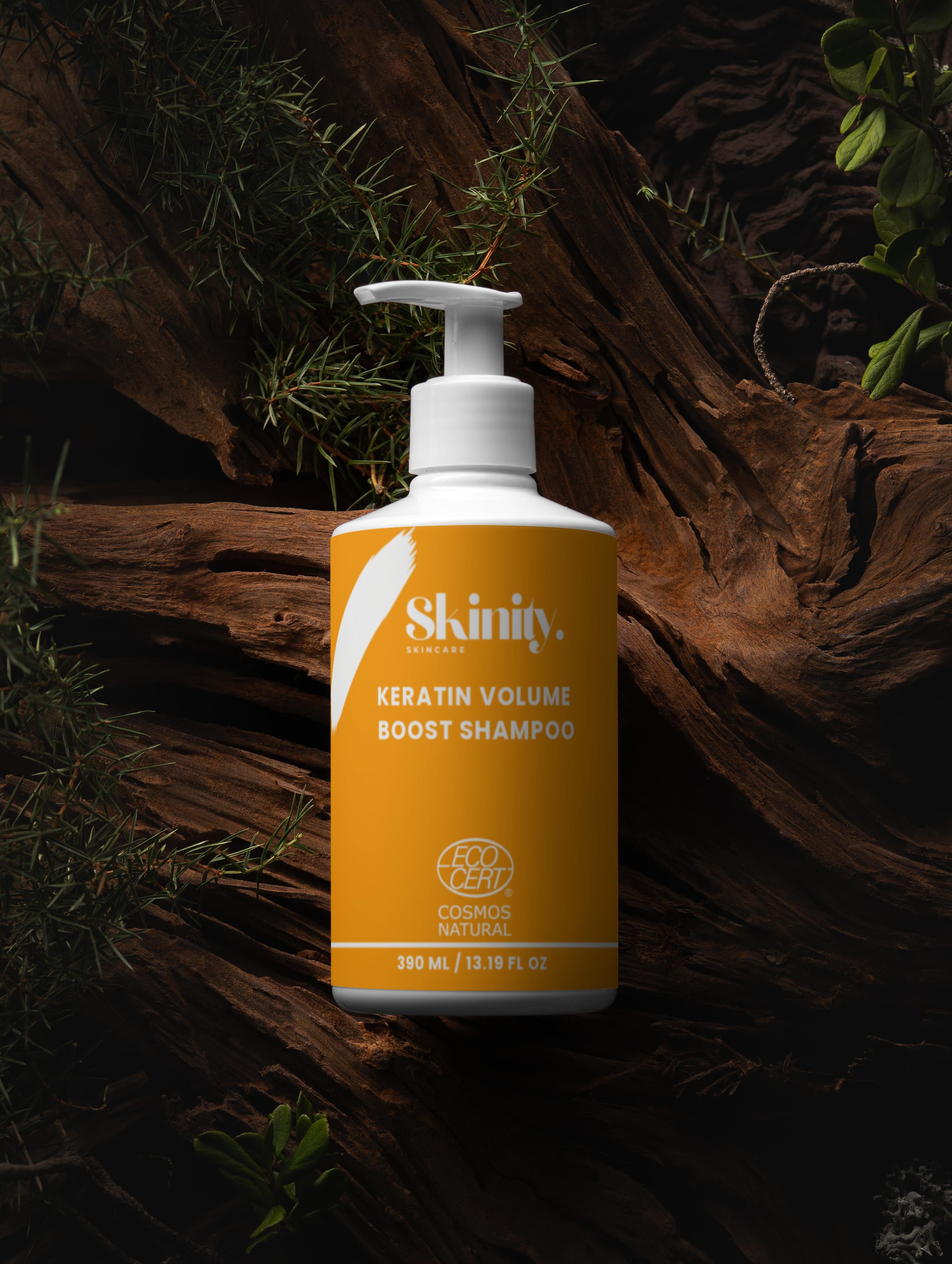 Keratin Volumenshampoo für feines und dünner werdendes Haar