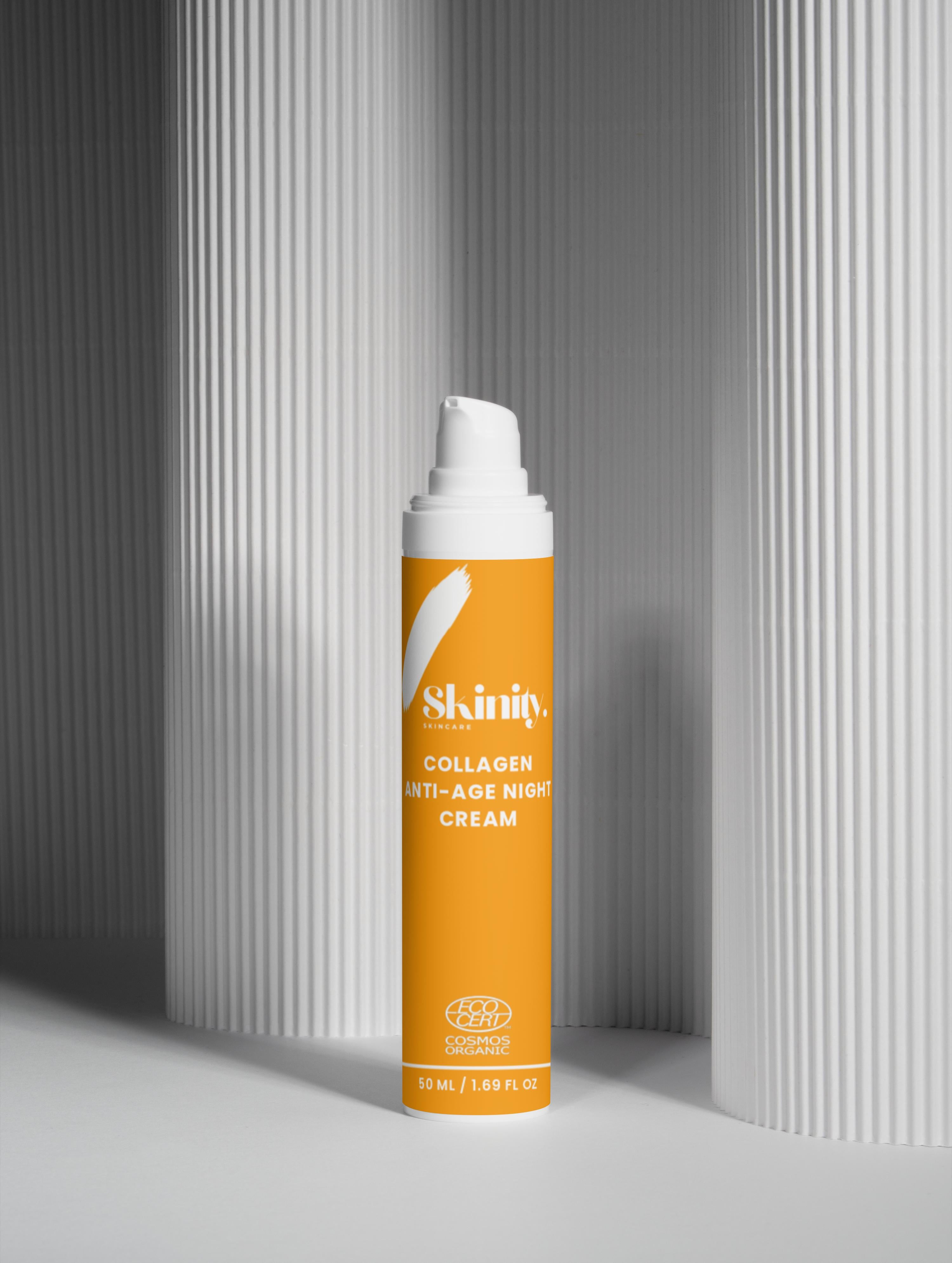Organic Collagen Anti-Age Night Cream And Marine Plankton for Plumper And Softer Skin