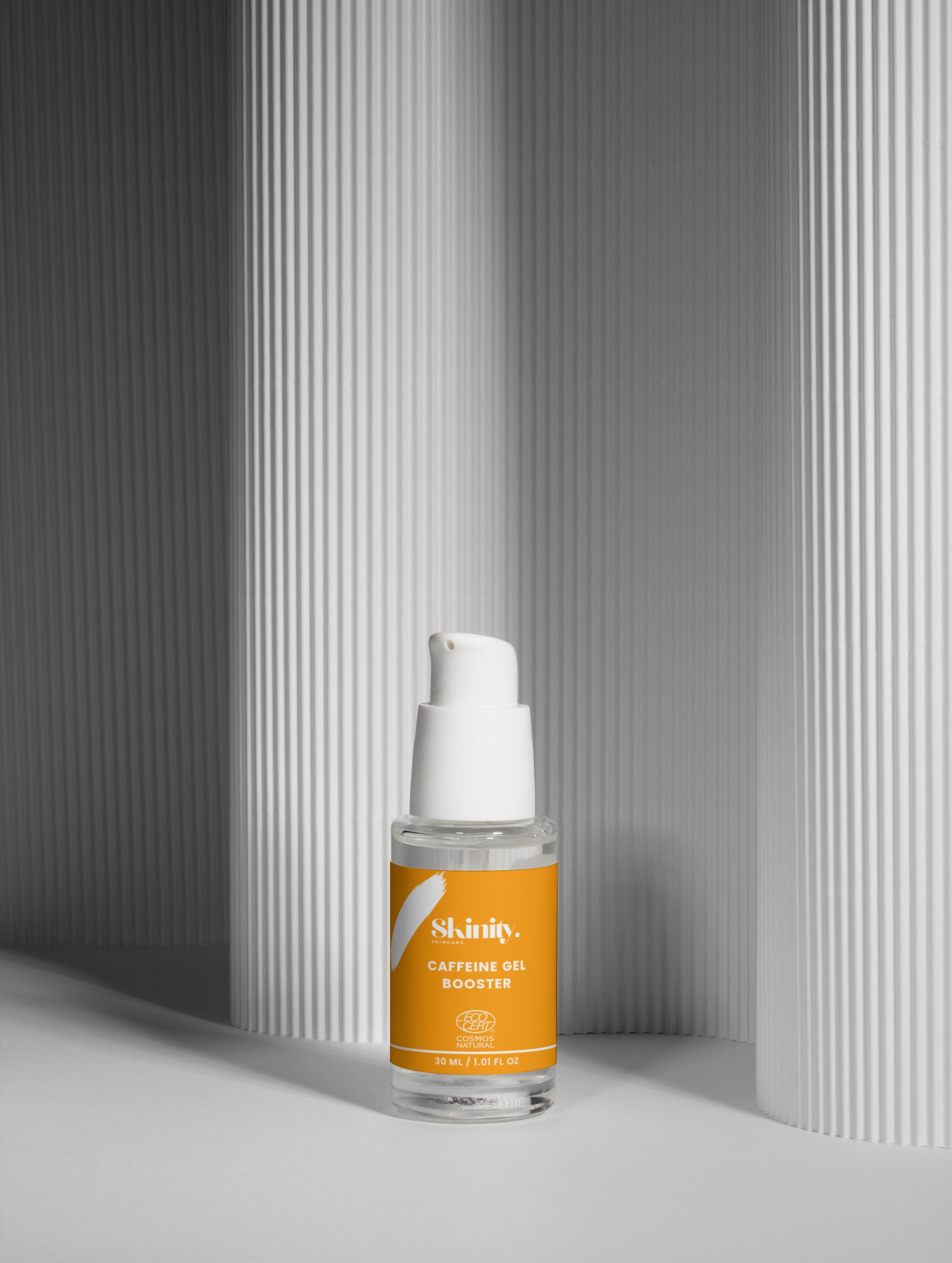 Booster di gel alla caffeina biologica e caffeina per rinfrescare e ridurre il gonfiore